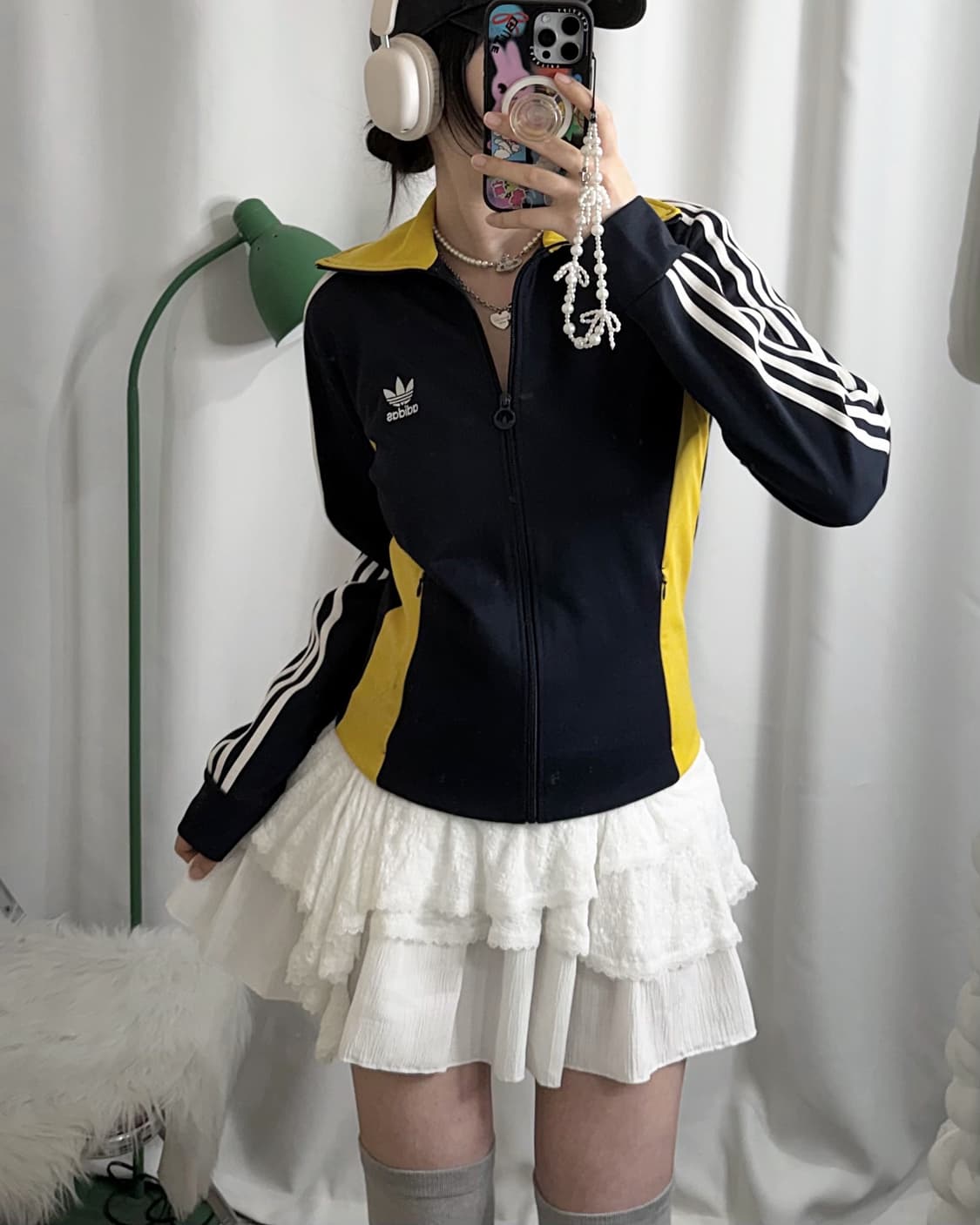 아디다스 네이비 & 옐로우 유로파 파이어버드 져지 상품이미지3