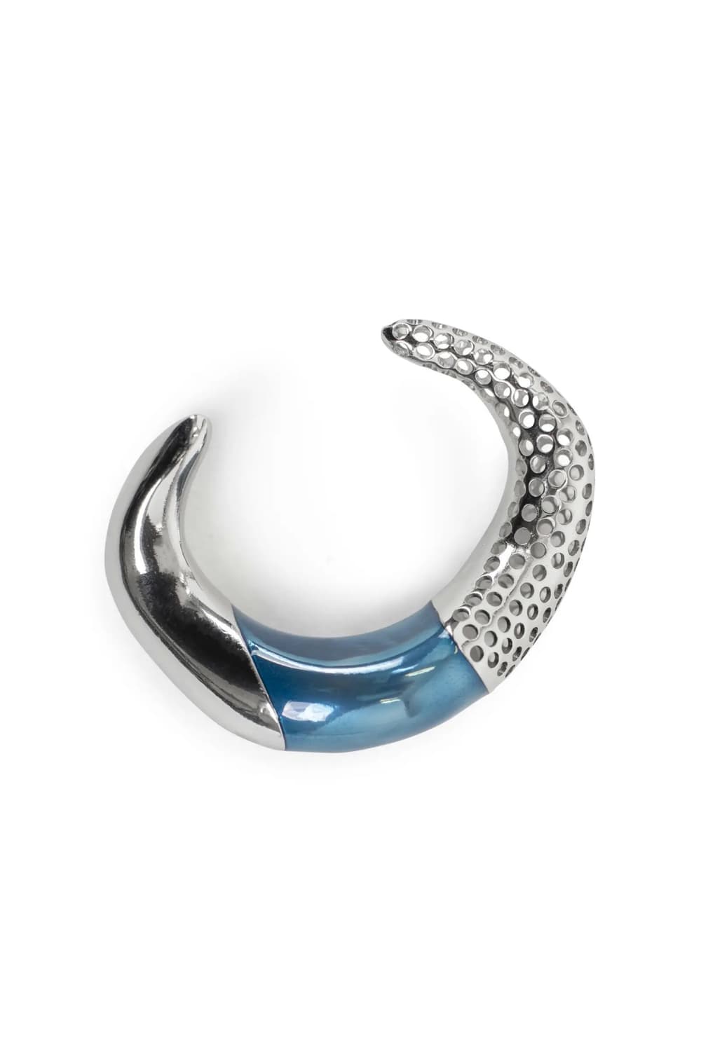 Kiko Kostadinov LIBER CUFF - 실버/메탈릭 블루 상품이미지1