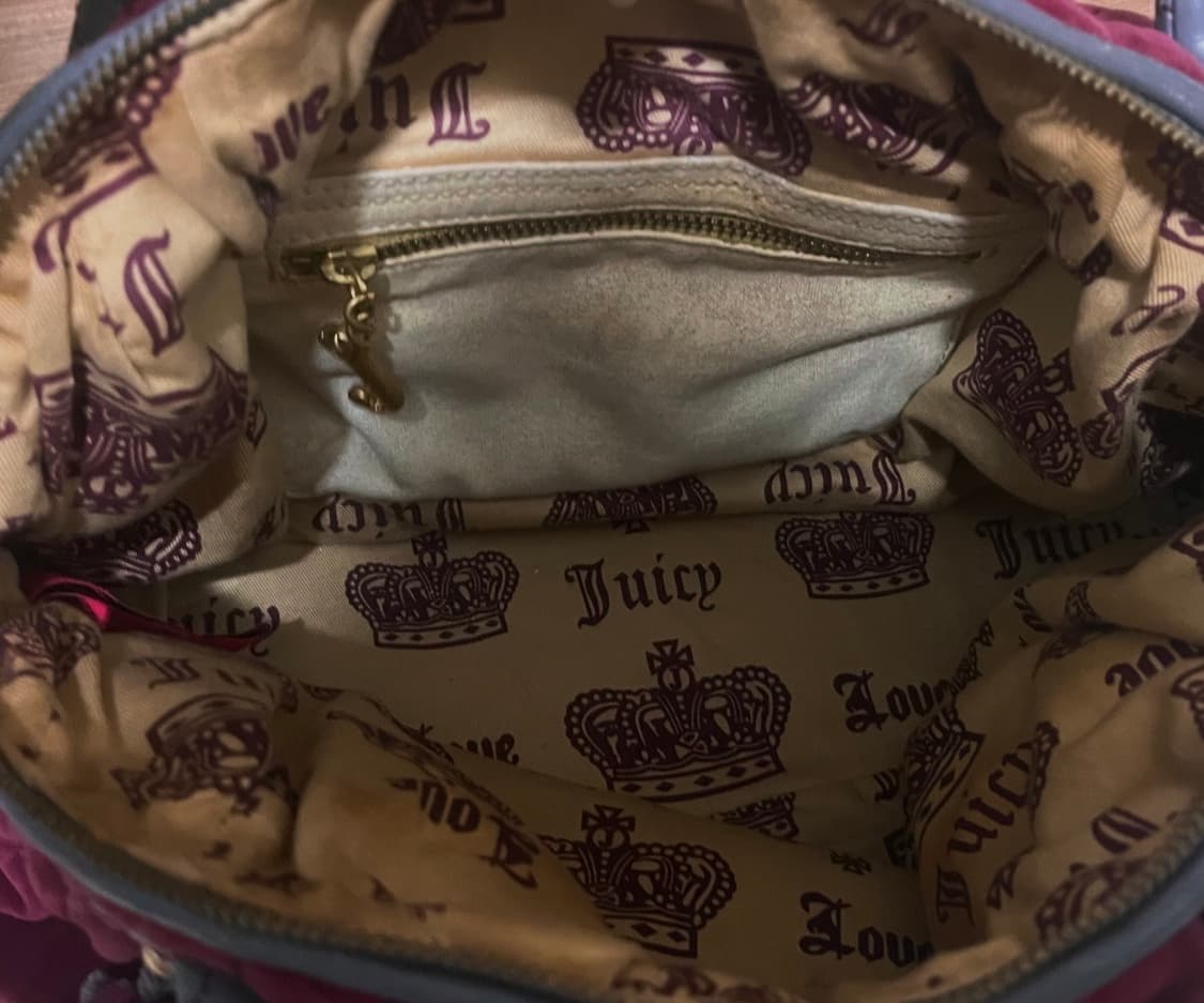 쥬시꾸뛰르 레드 벨벳 보부상 백 상품이미지2