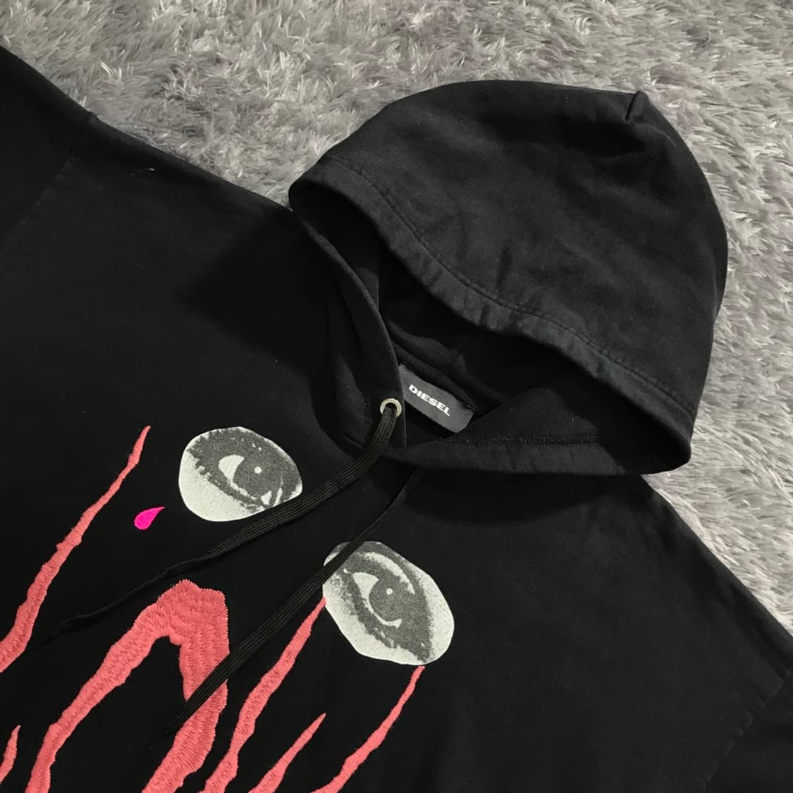 [[XL, A급] 디젤(DIESEL) EYES LOW 후드티셔츠@147 상품이미지3