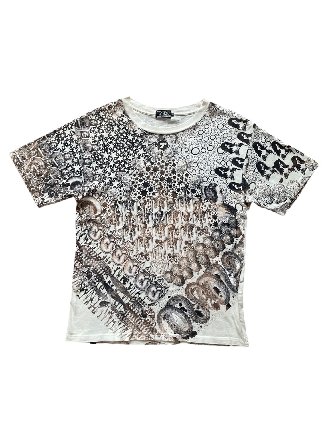 (유일매물) 히스테릭 글래머 아카이브 스네이크 반팔 티셔츠 상품이미지2