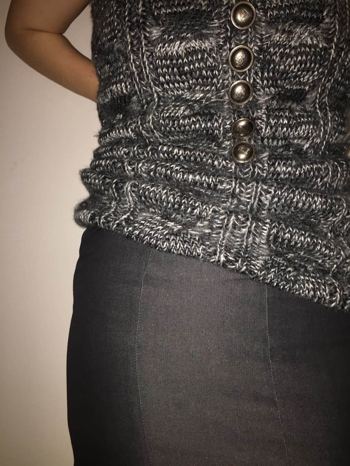 기본 미디 스커트  상품이미지5