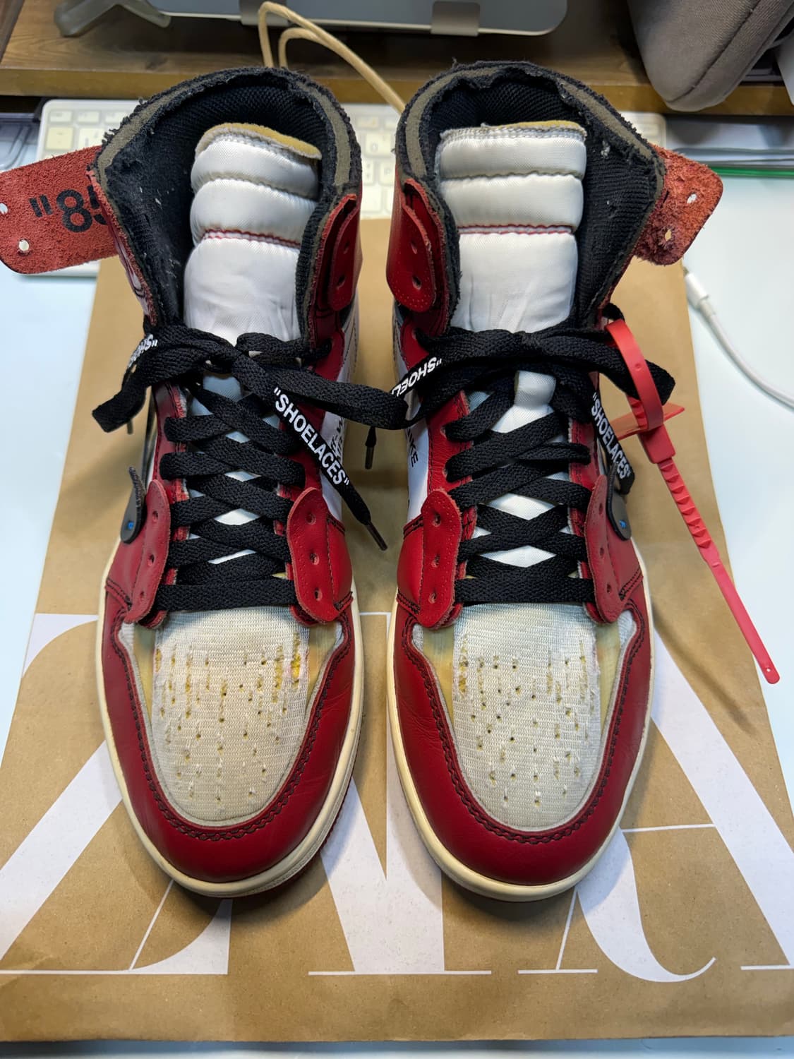 오프화이트 조던1 시카고 285 상품이미지8