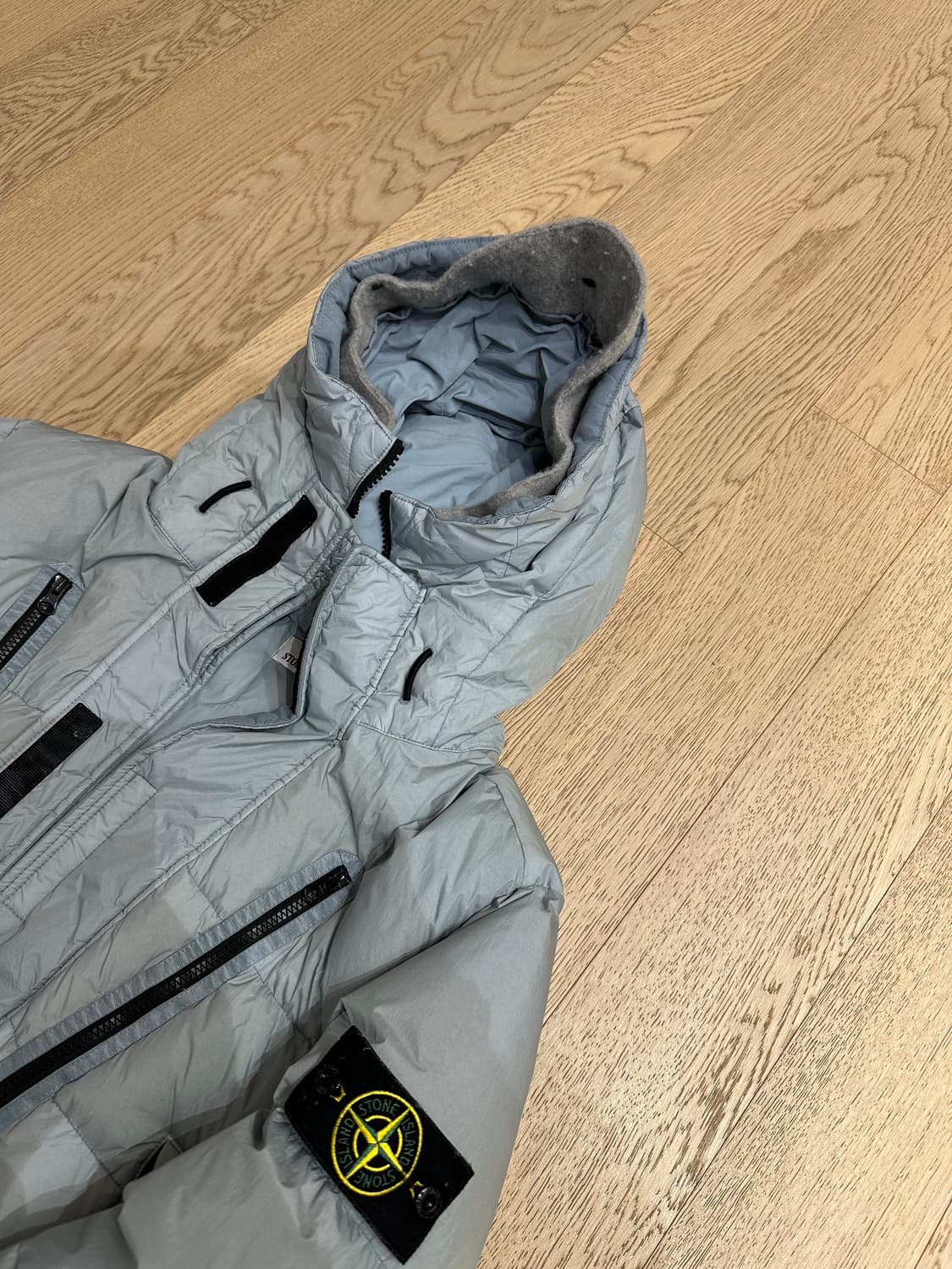 스톤아일랜드 롱후드패딩 상품이미지2