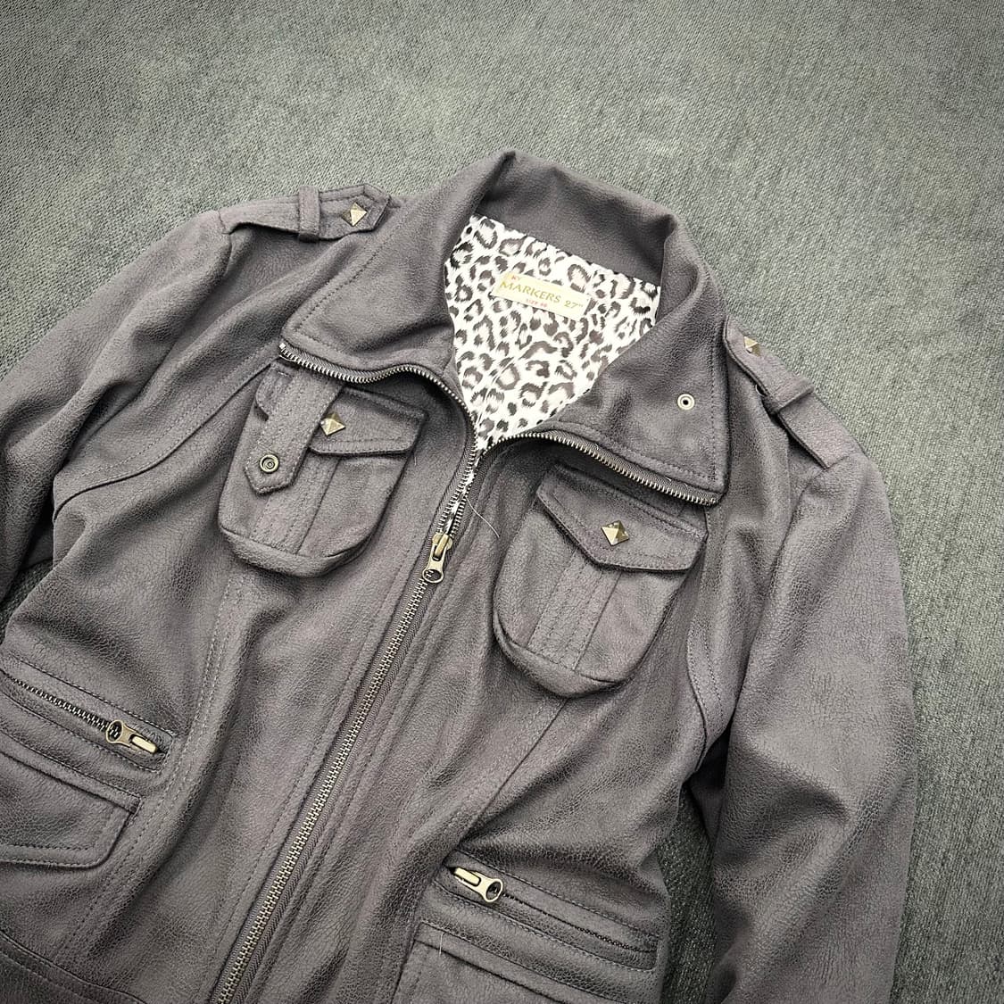 Chacoal stud pocket jacket  상품이미지4