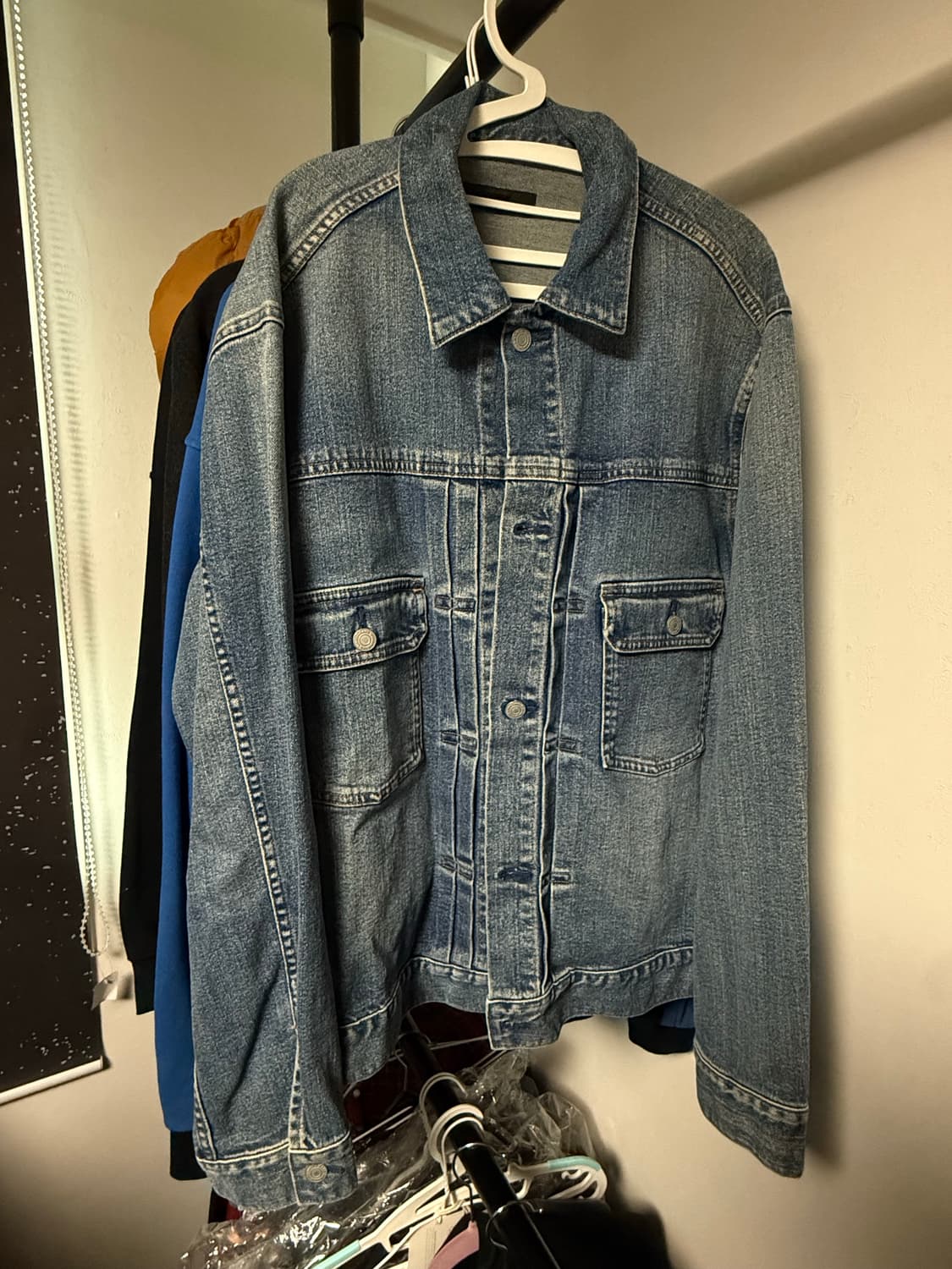 유니클로 2새대 데님자켓 xl 상품이미지1