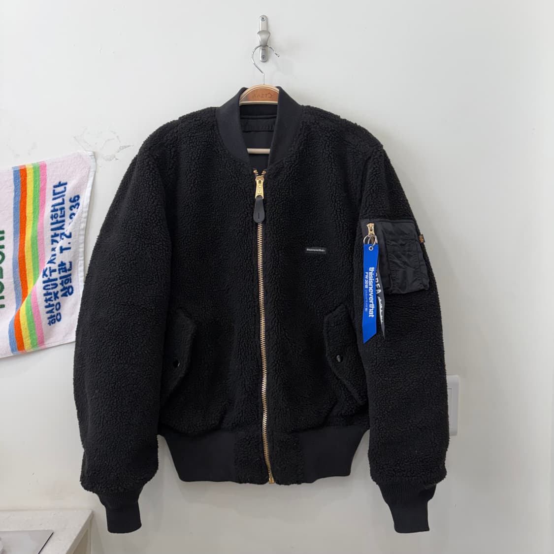 375. 알파인더스트리 ma-1 디스이즈네버댓 콜라보 자켓 상품이미지5