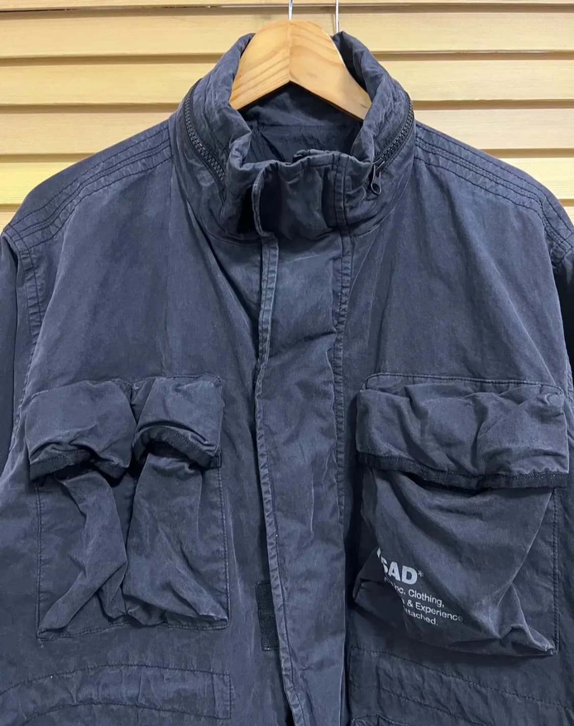 NSAD 남성 블랙 테크가먼트다잉자 워크자켓

 상품이미지2