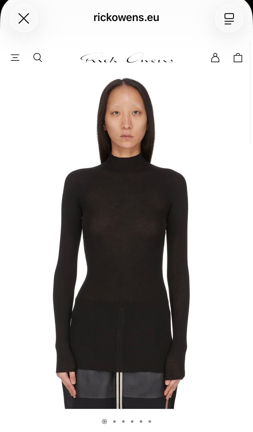 Rick Owens 2019SS 메인라인 코튼 니트 상품이미지3