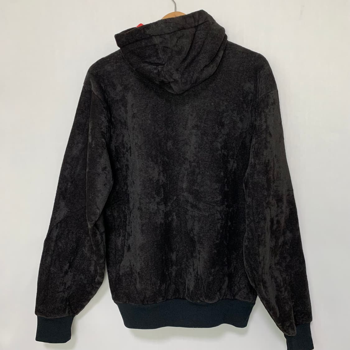 칼하트 블랙 벨벳 후드 집업 빈티지 L 남녀공용 00s 상품이미지4