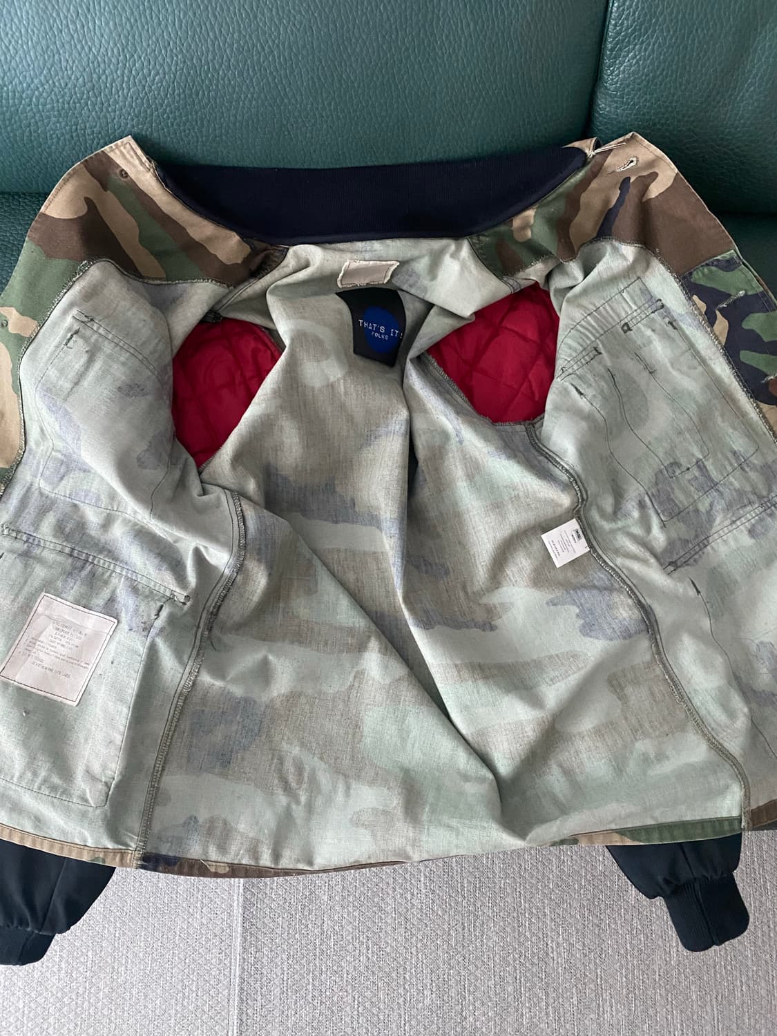 THAT’S IT! FOLKS 댓츠잇포크스 ARMY 점퍼(XS) 상품이미지8