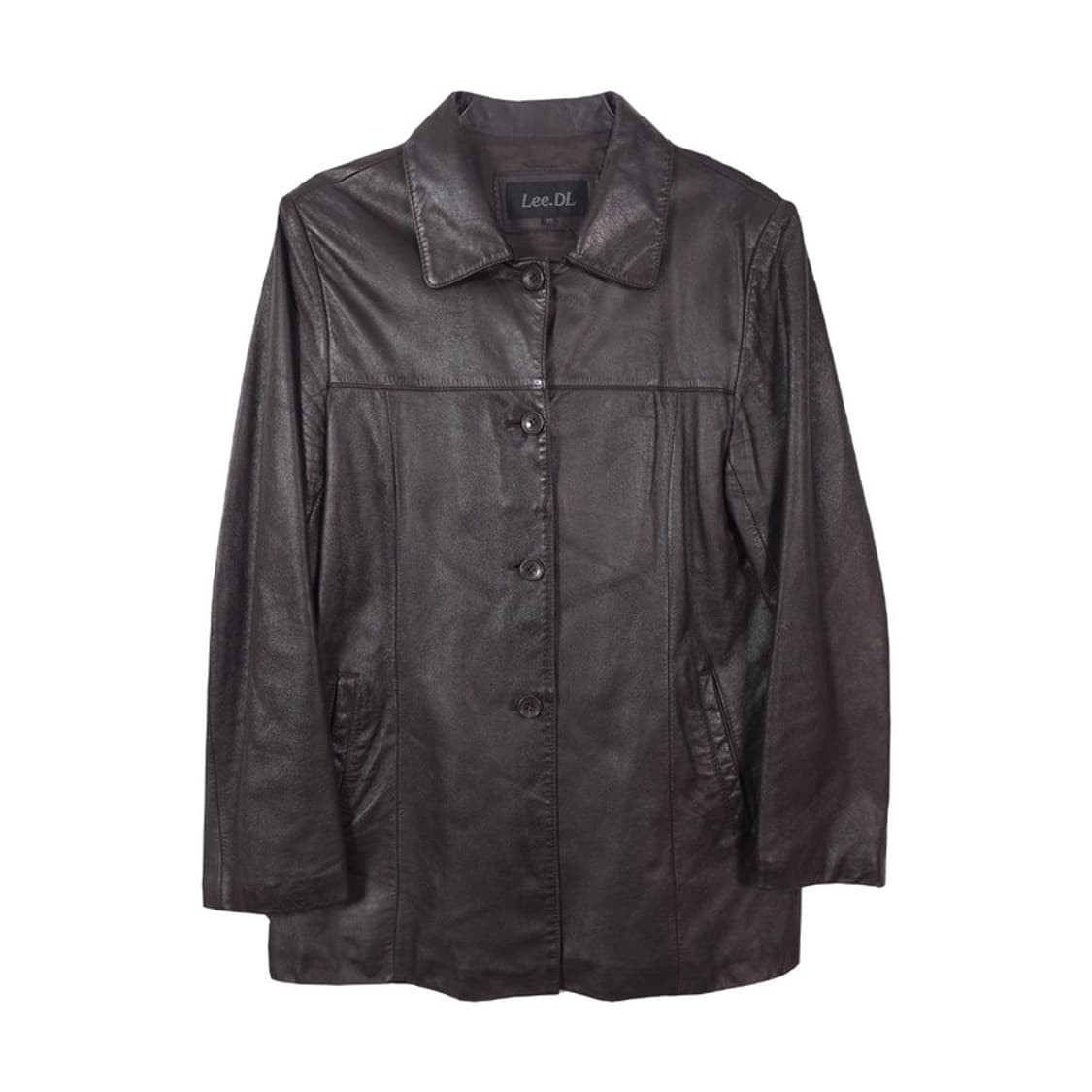 Lee.DL 리얼 소가죽 빈티지 싱글 레더 자켓 77 상품이미지1