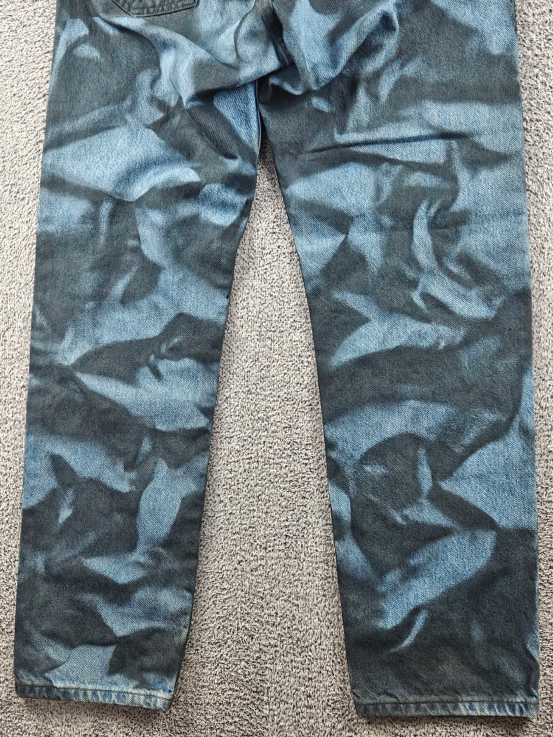 칼하트 밴딩 다잉 워시드 커스텀 데님 팬츠 (36X34추정)/ 11044 상품이미지10