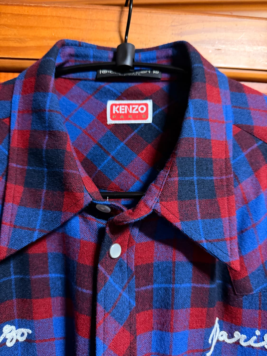 [4] 겐조 웨스턴 체크 셔츠 상품이미지2