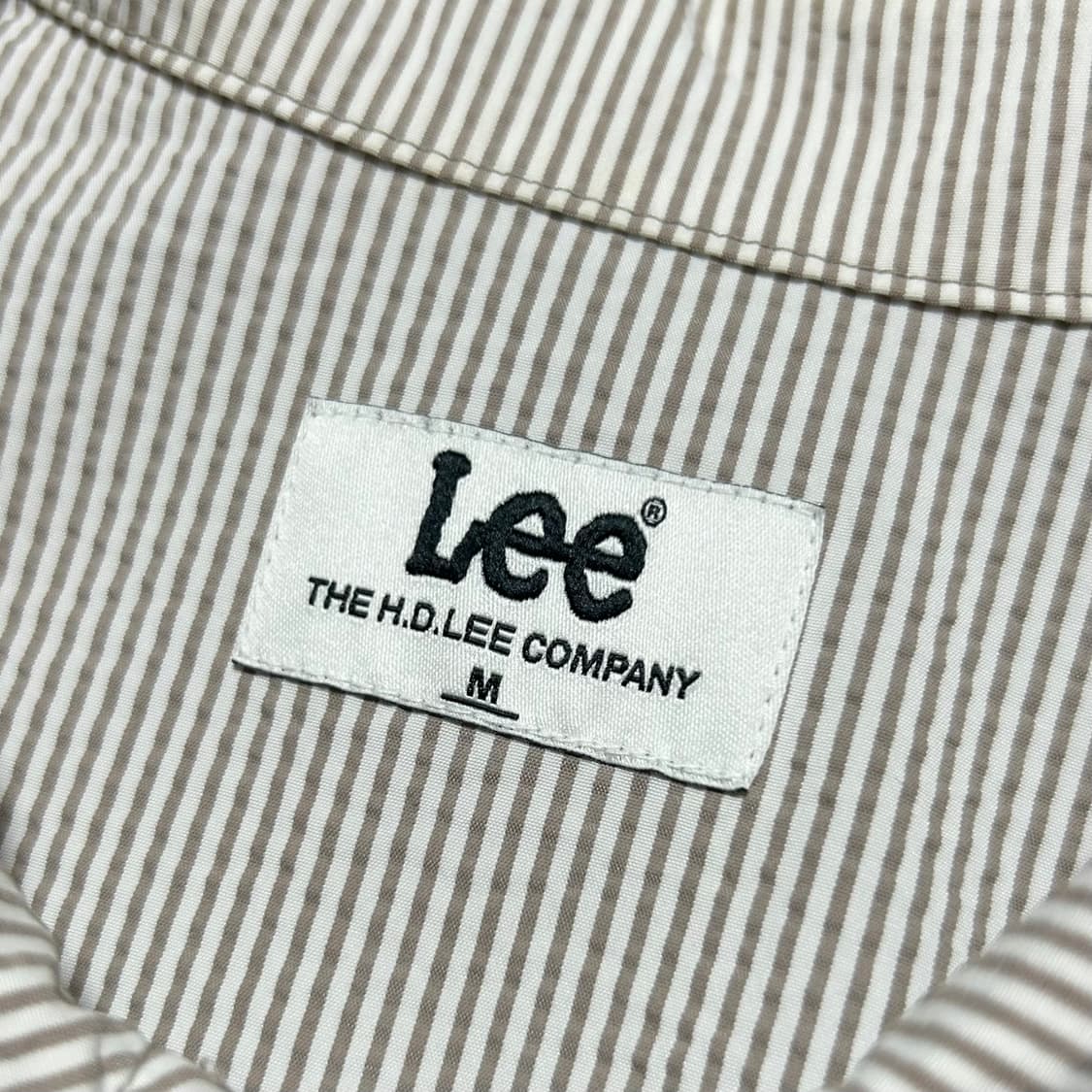 [XL] Lee 리 시어서커 하프 카라 반팔티 상품이미지7