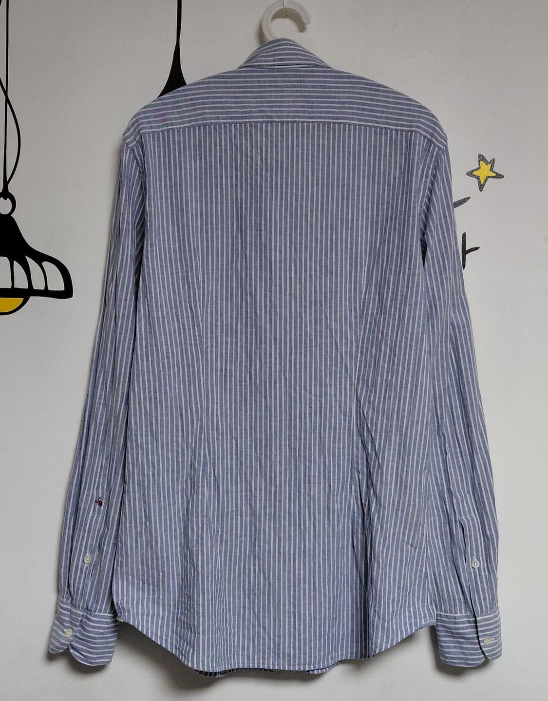 [41/105] 슬로우웨어 Glanshirt 코튼 린넨 스트라이프 셔츠 상품이미지7