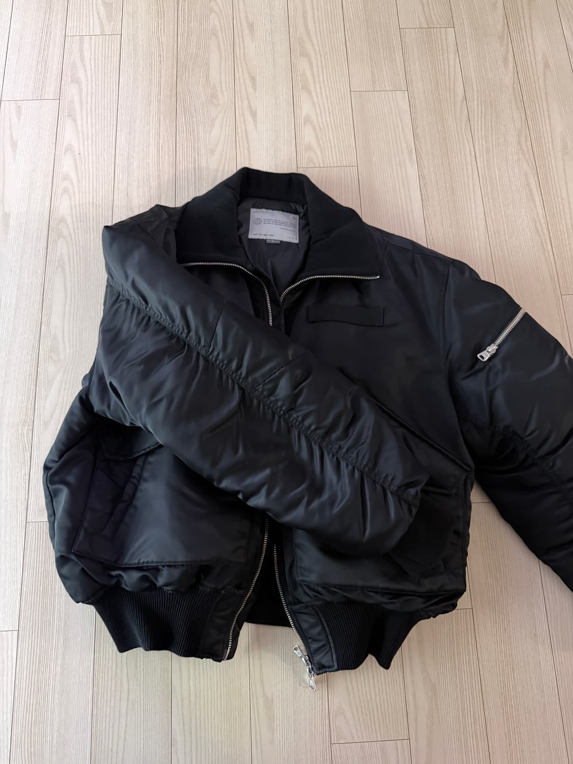 벨리에 랜더 플라이트 자켓 블랙 100 상품이미지3