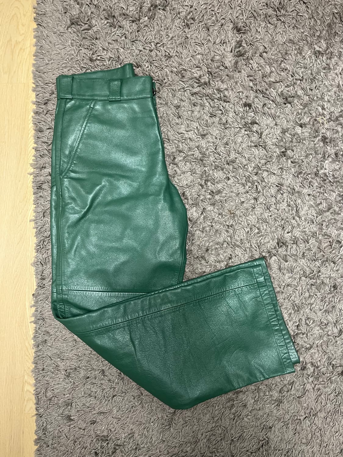 노매뉴얼 레더팬츠 상품이미지1