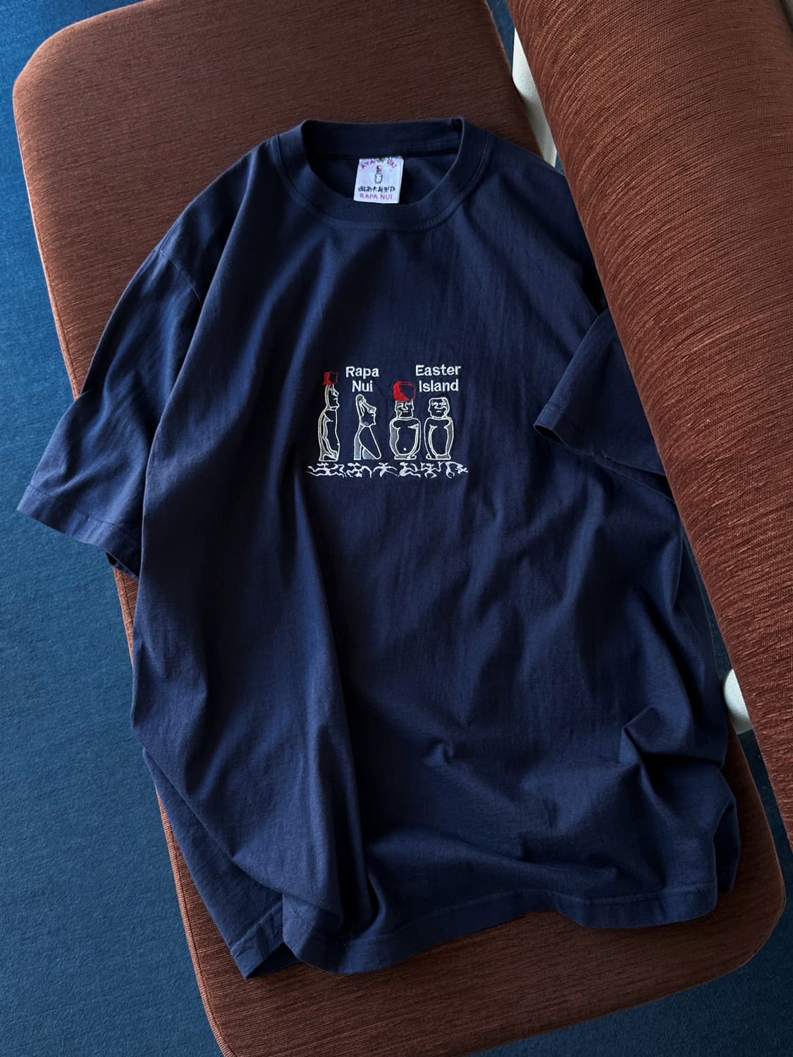 Cotton design stitch t-shirt 상품이미지1