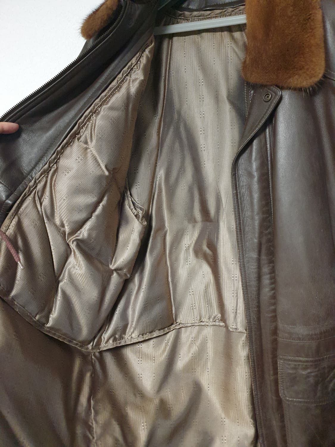 밍크 남성가죽자켓 상품이미지3