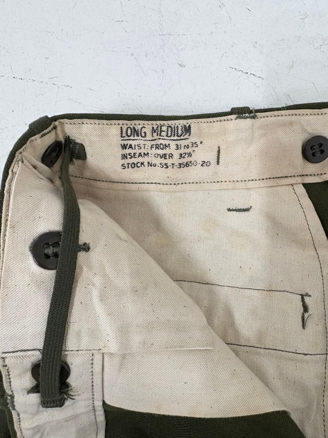 50's U.S Army M-1951 Serge Wool Pant 상품이미지3