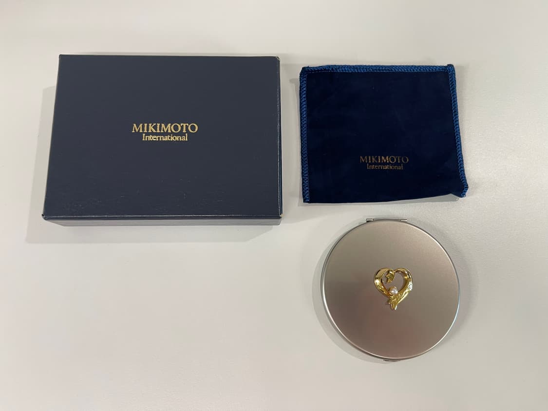 미키모토 오픈 하트 아코야 진주 컴팩트 미러 휴대용 거울 MIKIMOTO 상품이미지6