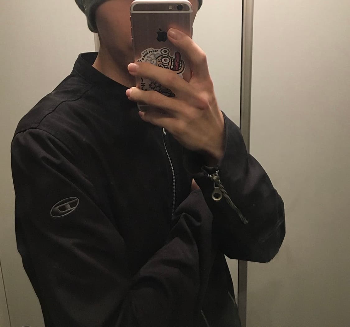 디젤 J-글로리-NWS 자켓 블랙 L사이즈 판매 상품이미지1