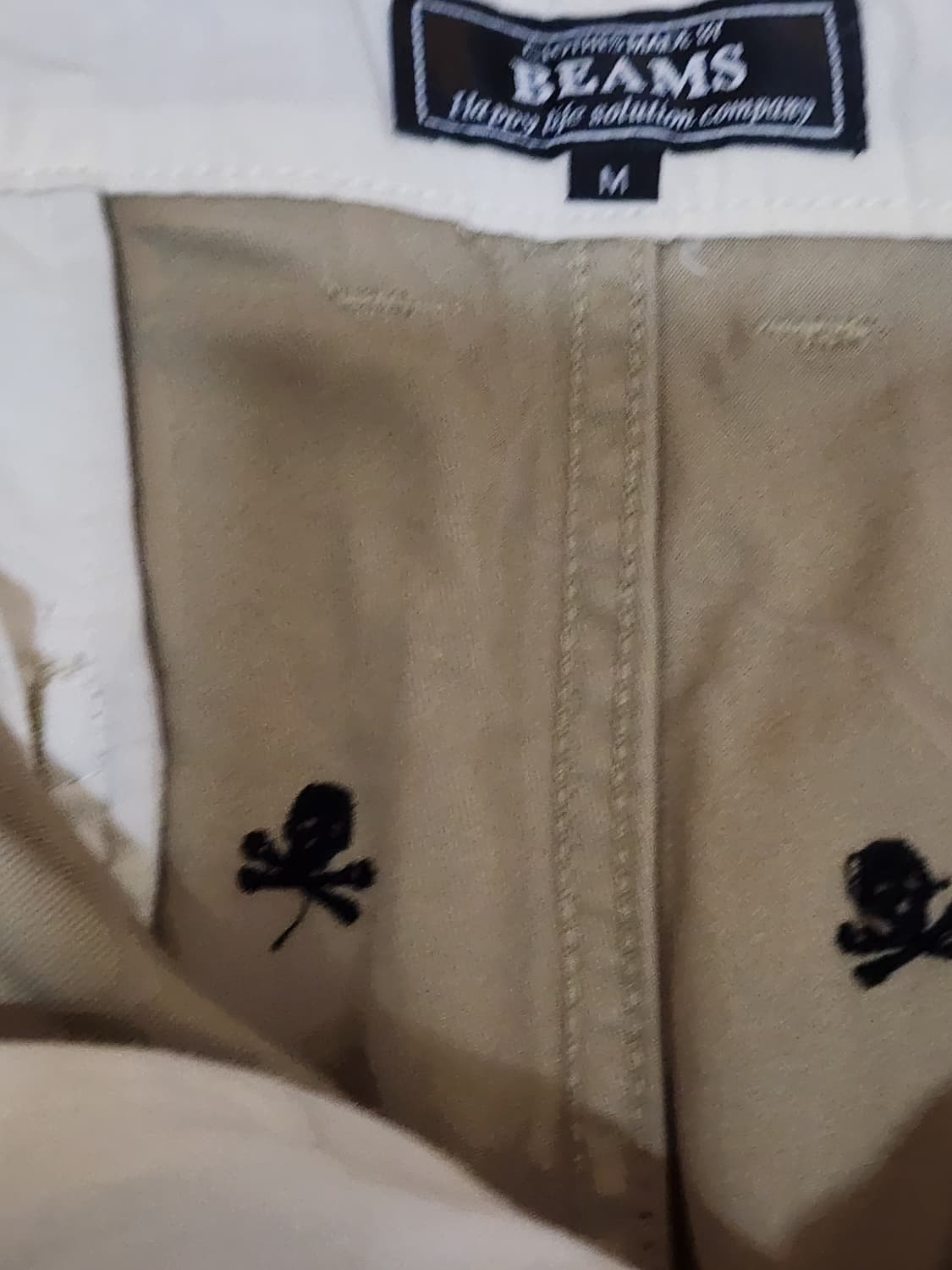 빔즈 스컬패턴 숏팬츠 상품이미지2