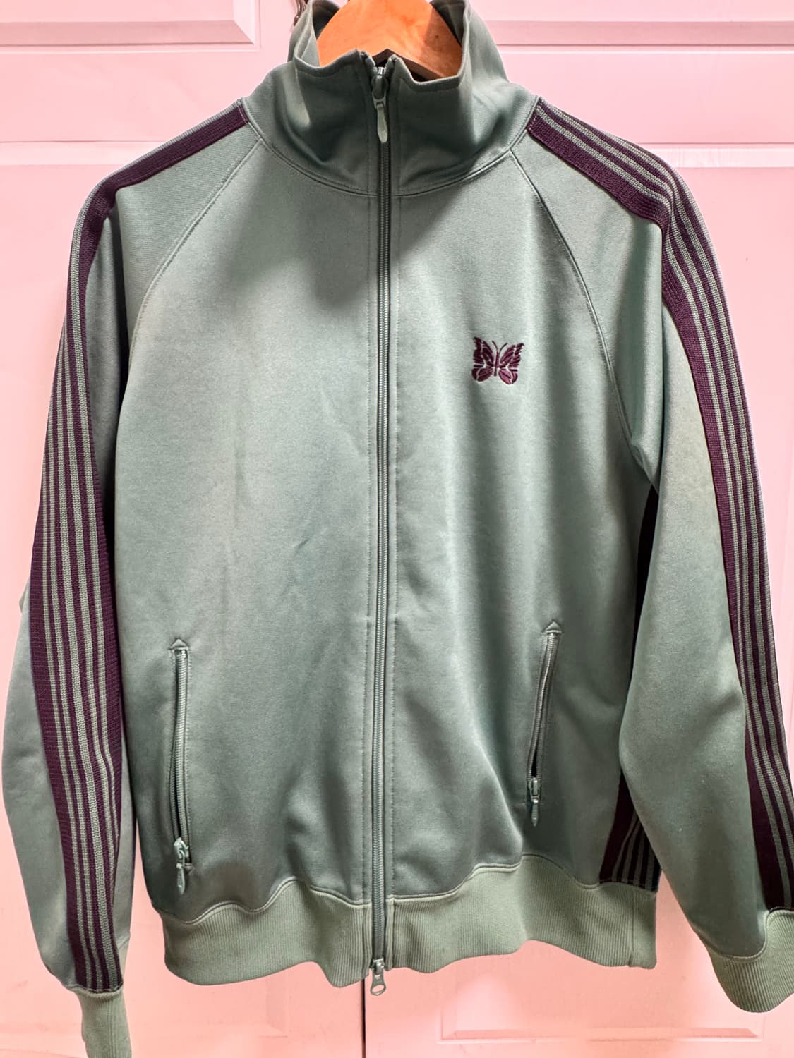 니들스 트랙자켓 폴리 스무스 에메랄드 상품이미지3