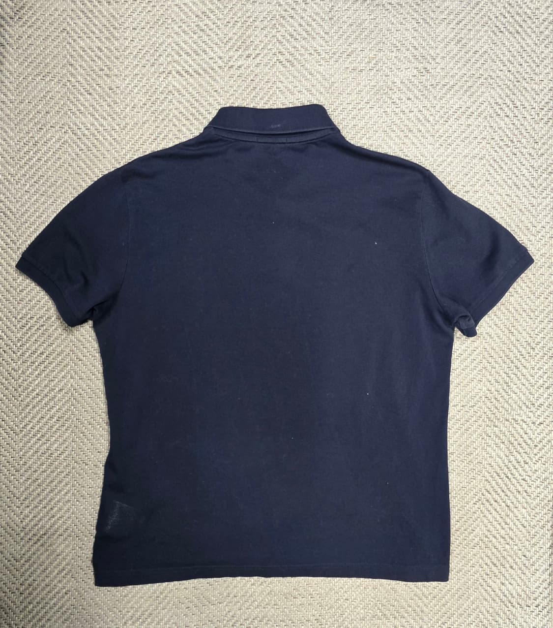 몽클레어 삼색 로고 네이비 PK 티셔츠 L 상품이미지3