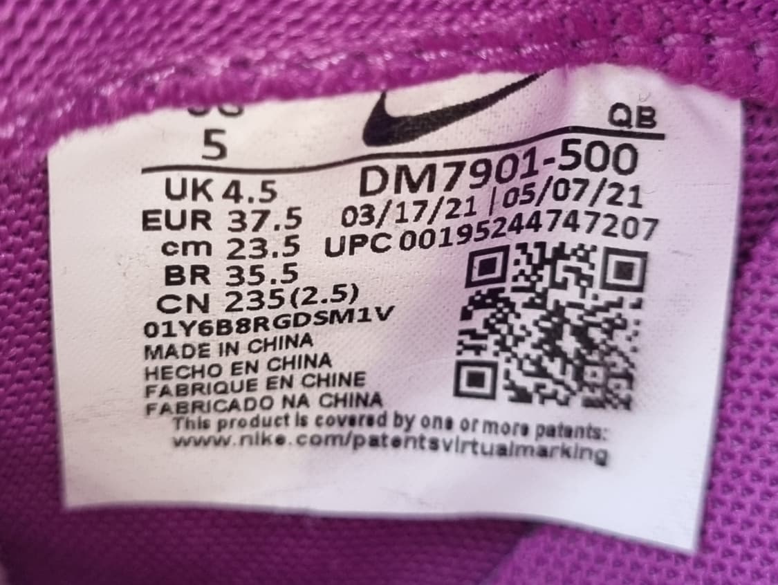 나이키 x 사카이 x KAWS 블레이저 로우 '퍼플 더스크' 상품이미지7