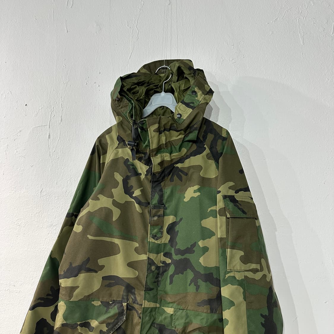 미군 1995's 우드랜드 고어텍스 카모 자켓 상품이미지3