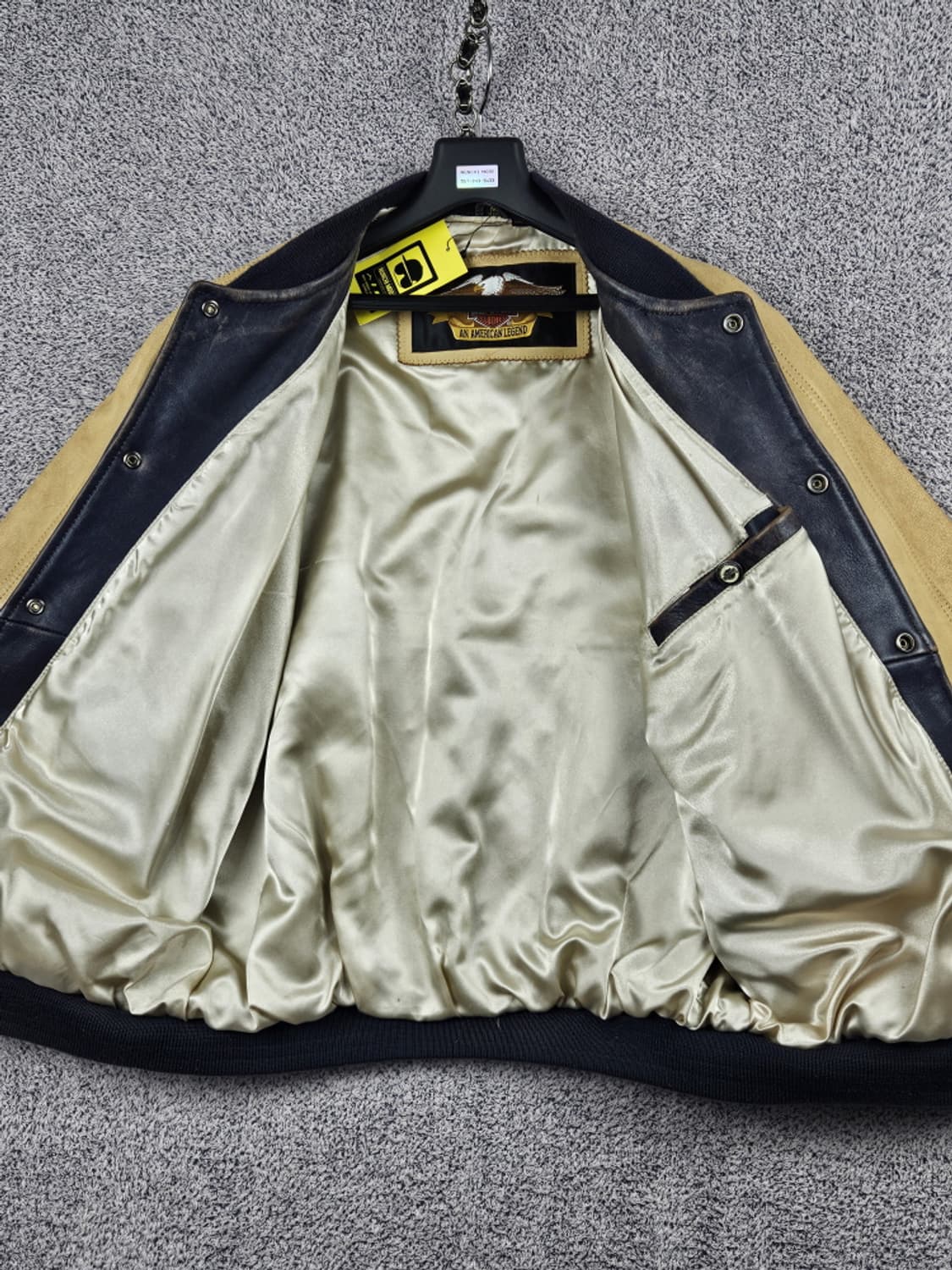 할리데이비슨 그랜드 내셔널 챔피언 배색 가죽 자켓 ( M )/ 10017 상품이미지7