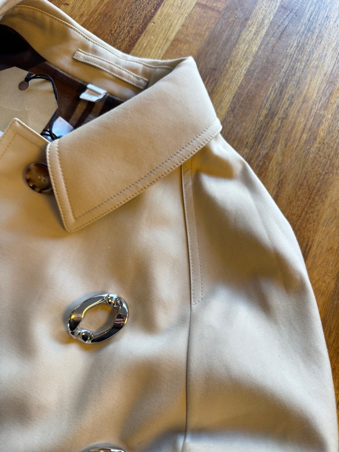 버버리 컬렉션 래글런 코트 100 상품이미지3