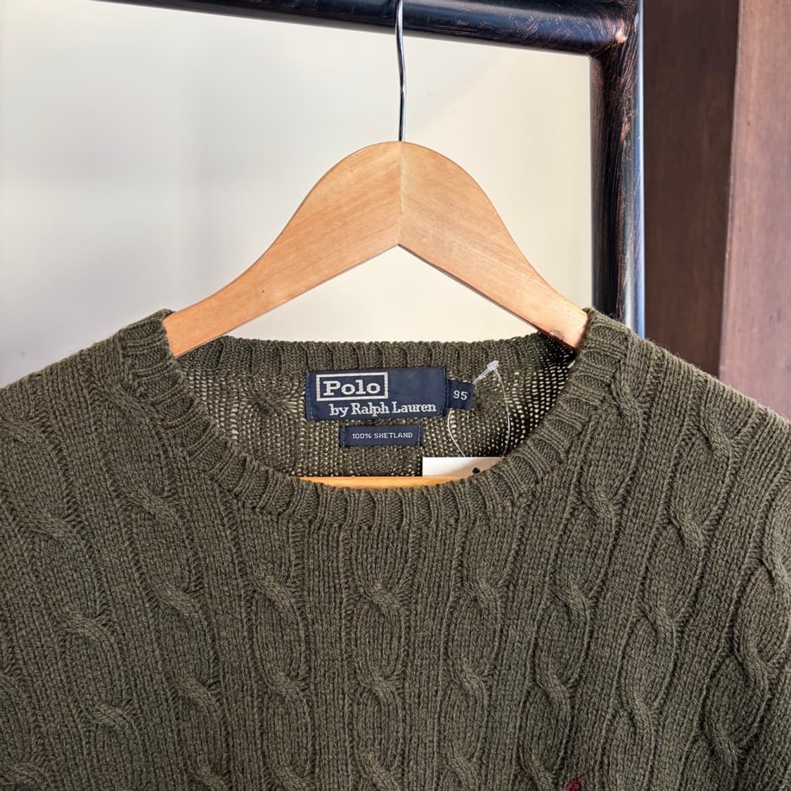 15411 - 폴로 랄프로렌 카키 케이블 울 니트 (울 100%) 상품이미지4