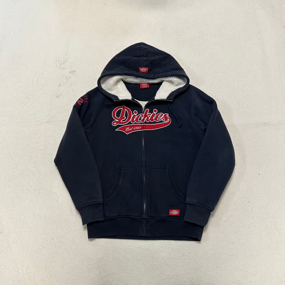 Dickies Navy Fleece Hoodie Zip-up 상품이미지4