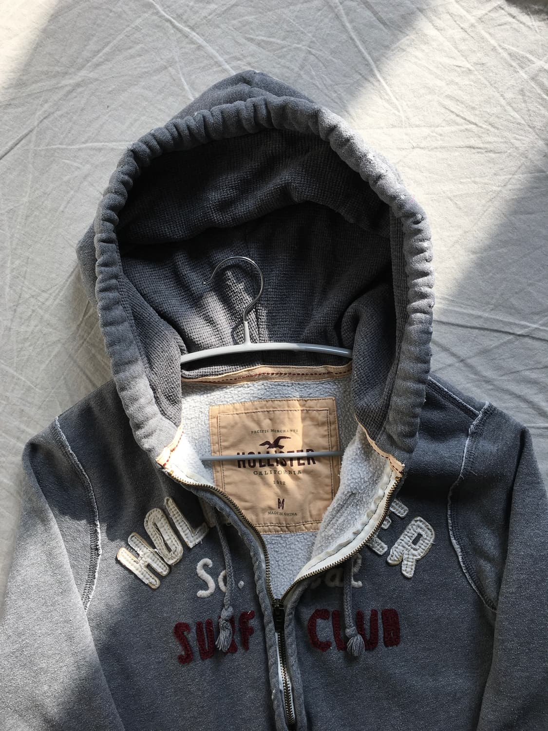 홀리스터 자수패치 로고 후드집업 상품이미지4