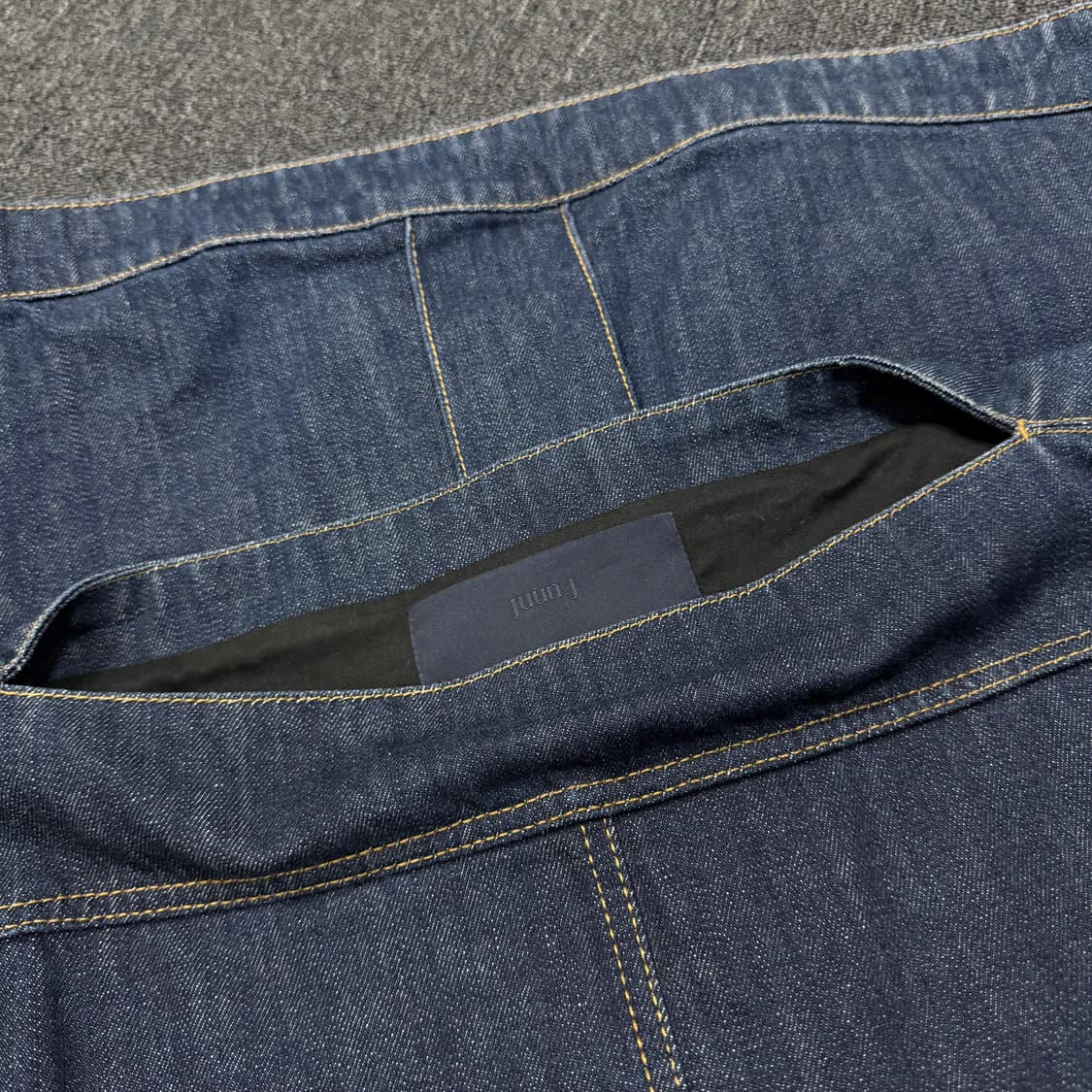 Juunj 준지 데님 탑  상품이미지8