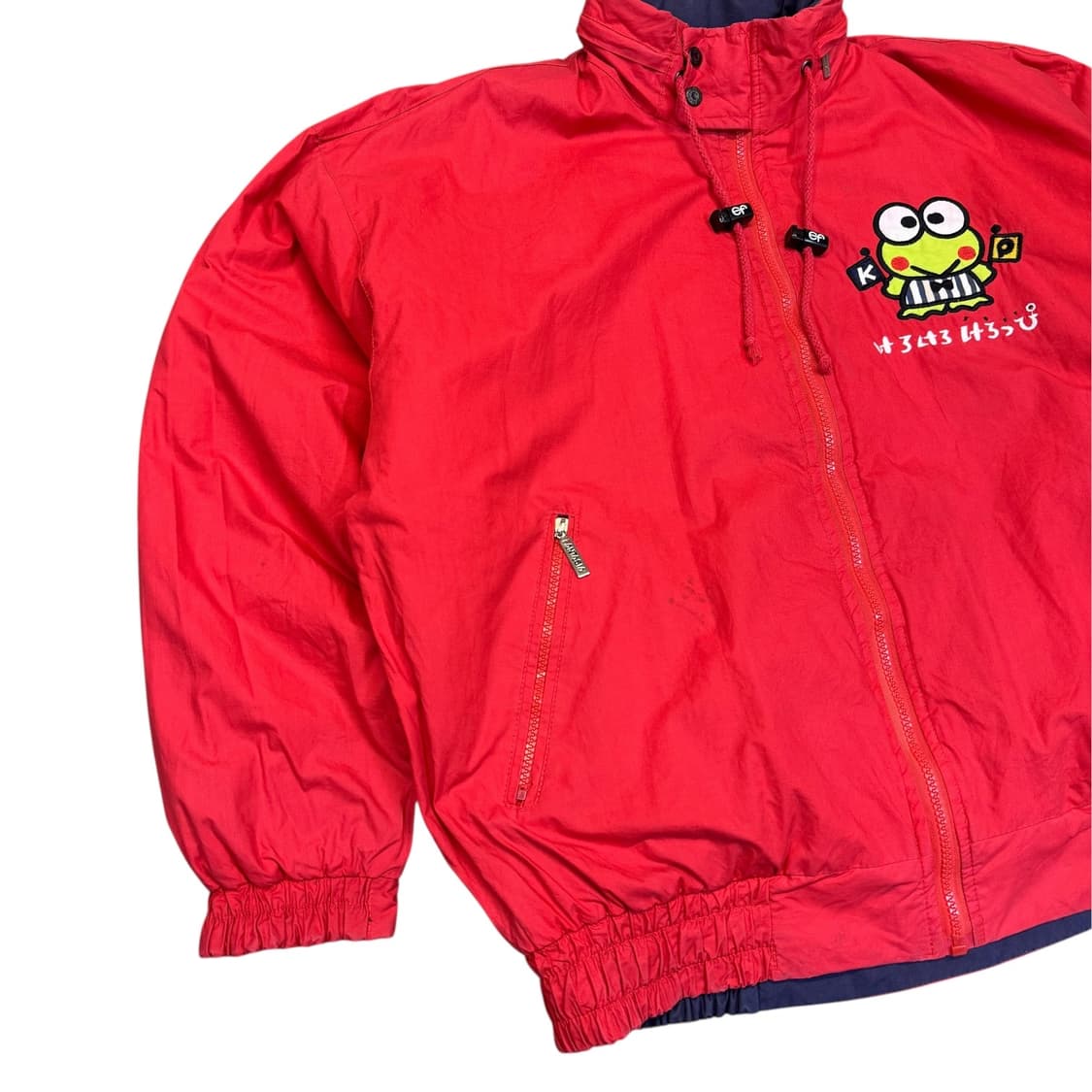 90s 케로케로 캐로피 제팬 블루종 자켓 (L)   상품이미지3