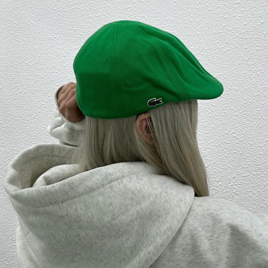 라코스테 사이드로고그린 헌팅캡 상품이미지3