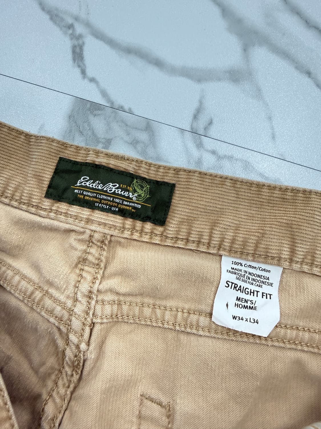 에디바우어 베이지 코듀로이 팬츠 상품이미지3