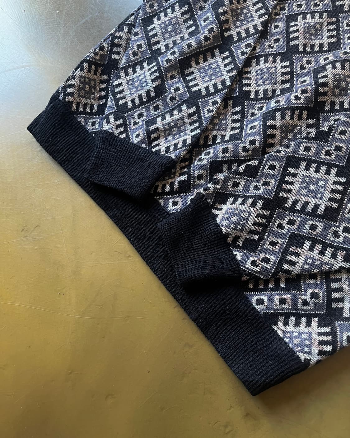 -90s Jpn Antic Pattern Old Knit Sweater 상품이미지6