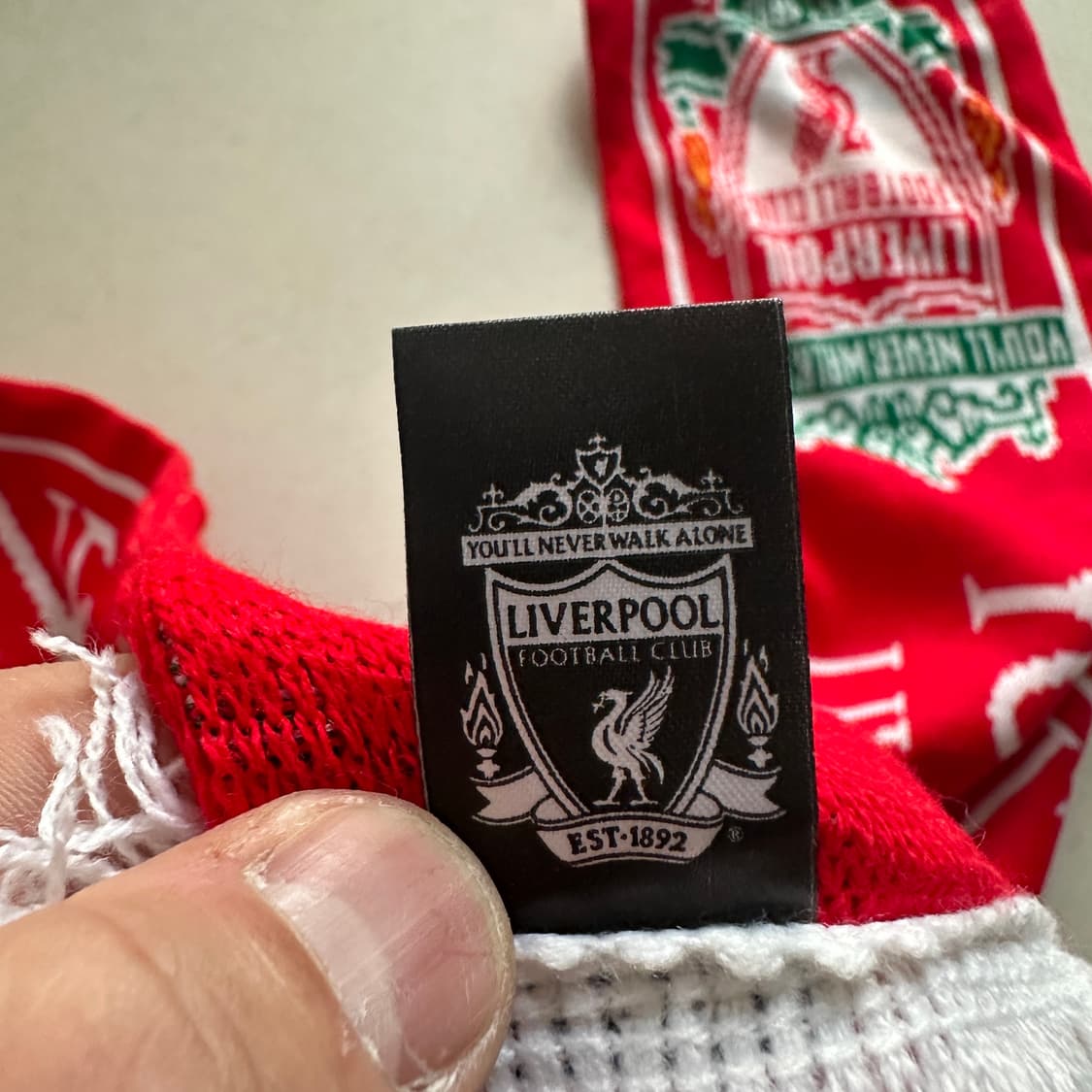정품 리버풀 FC YNWA 머플러 스카프 (MADE IN UK)  상품이미지4
