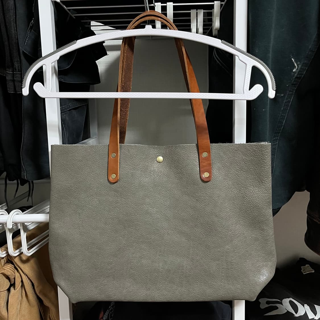 Japanese Leather Handmade Tote Bag 상품이미지4