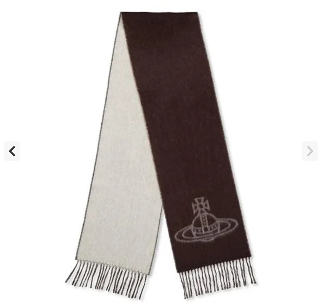 비비안웨스트우드 양면 ORB 로고 머플러 상품이미지1