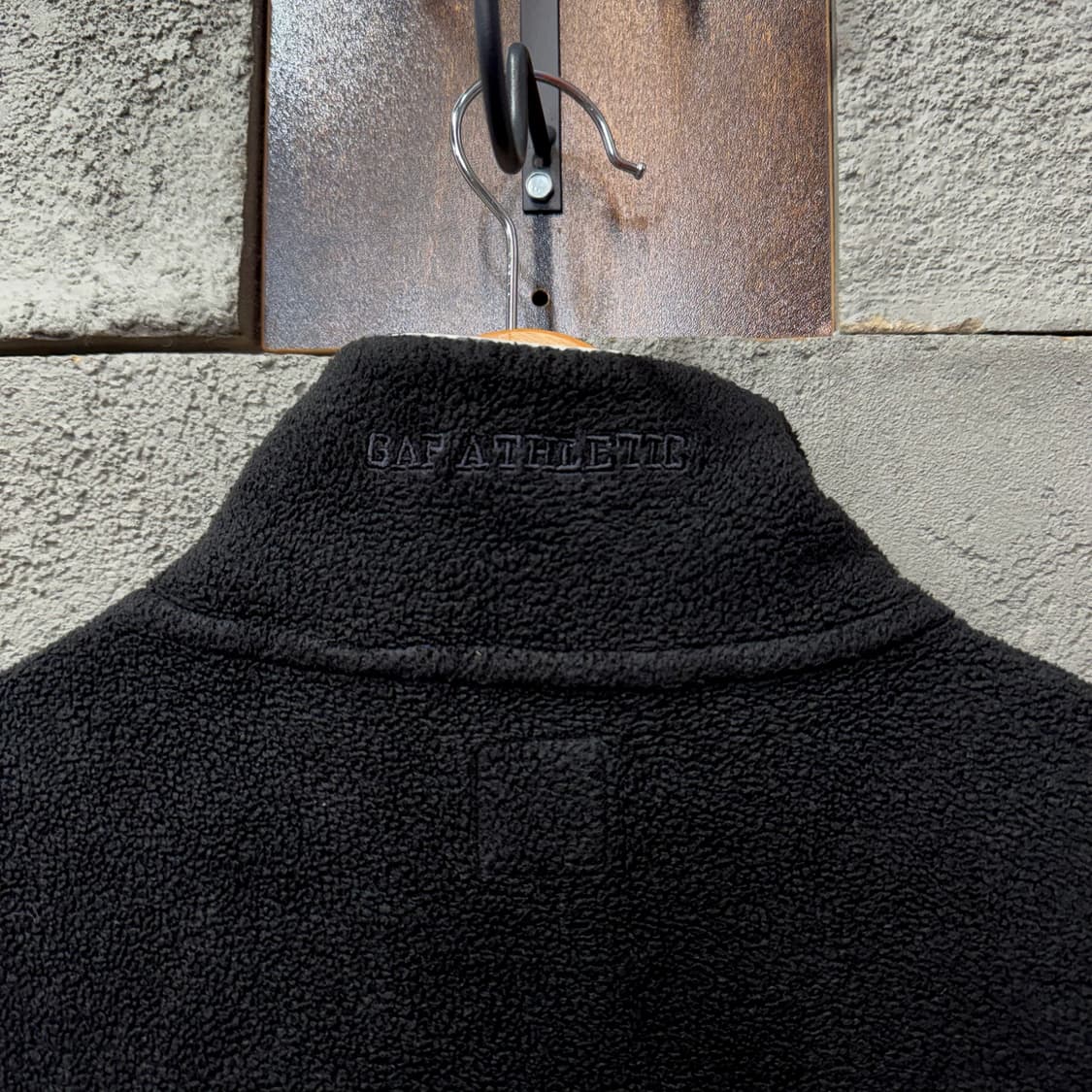 갭 GAP 블랙 하프 집업 후리스 (L)   상품이미지4