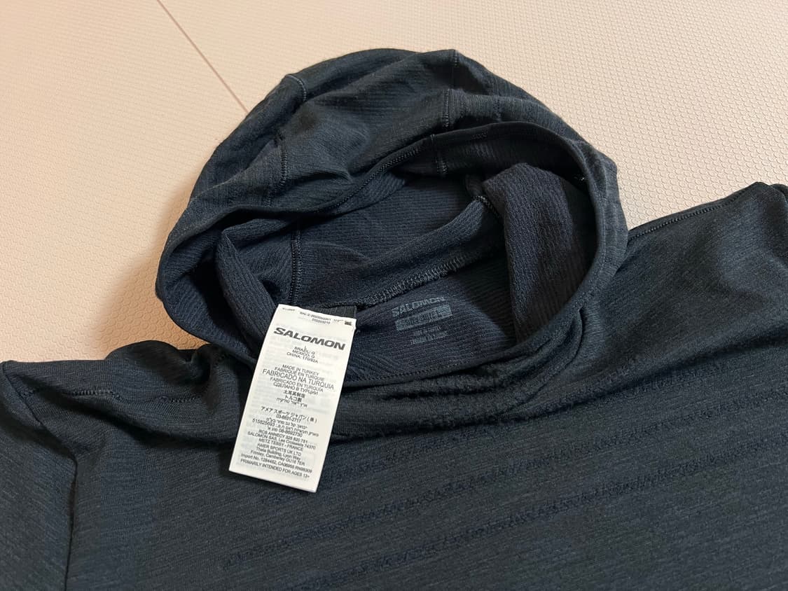살로몬 후드 티셔츠 여성 L 상품이미지2
