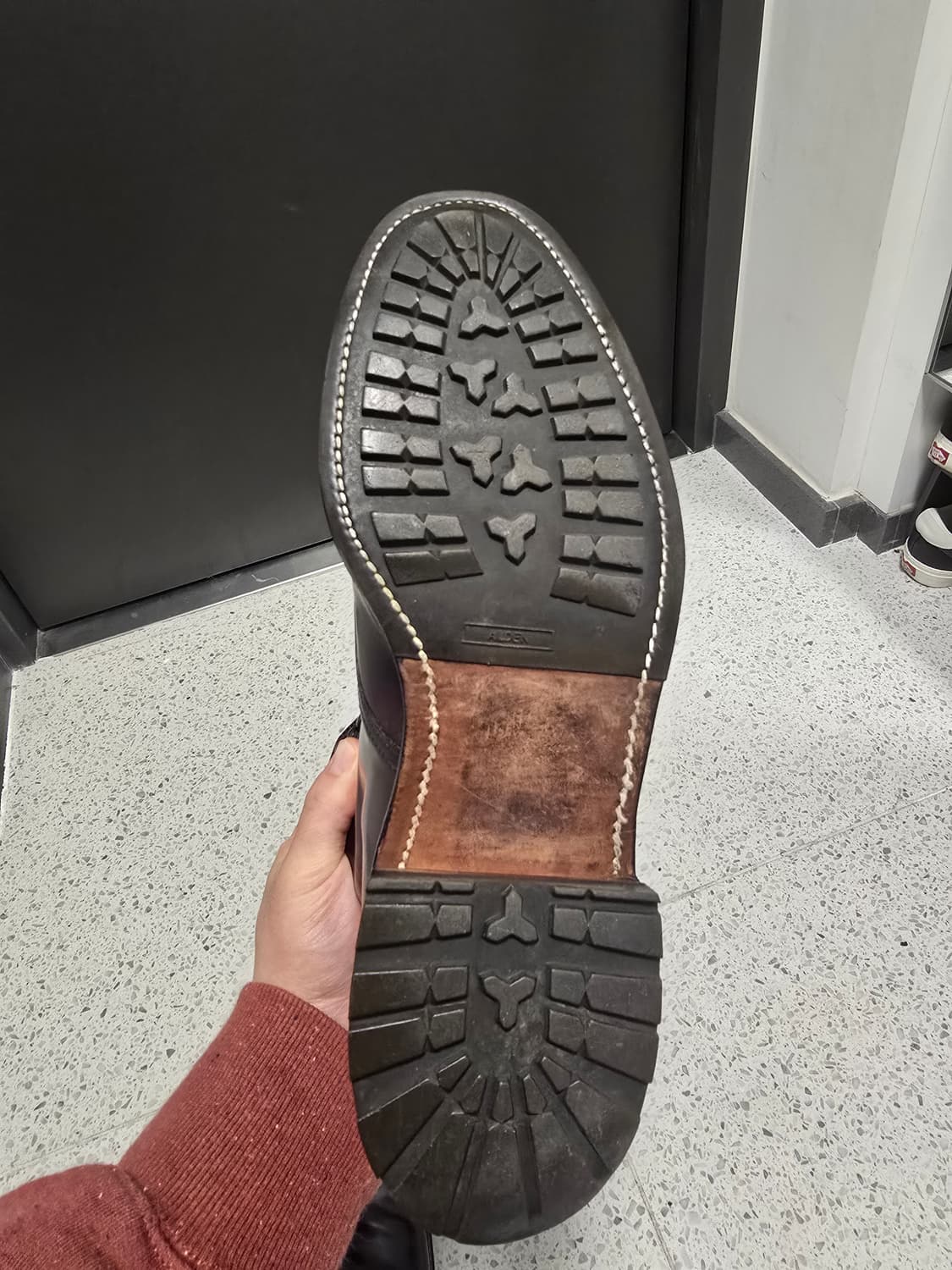 Alden 귀한매물 코도반 플레인토 부츠 상품이미지4