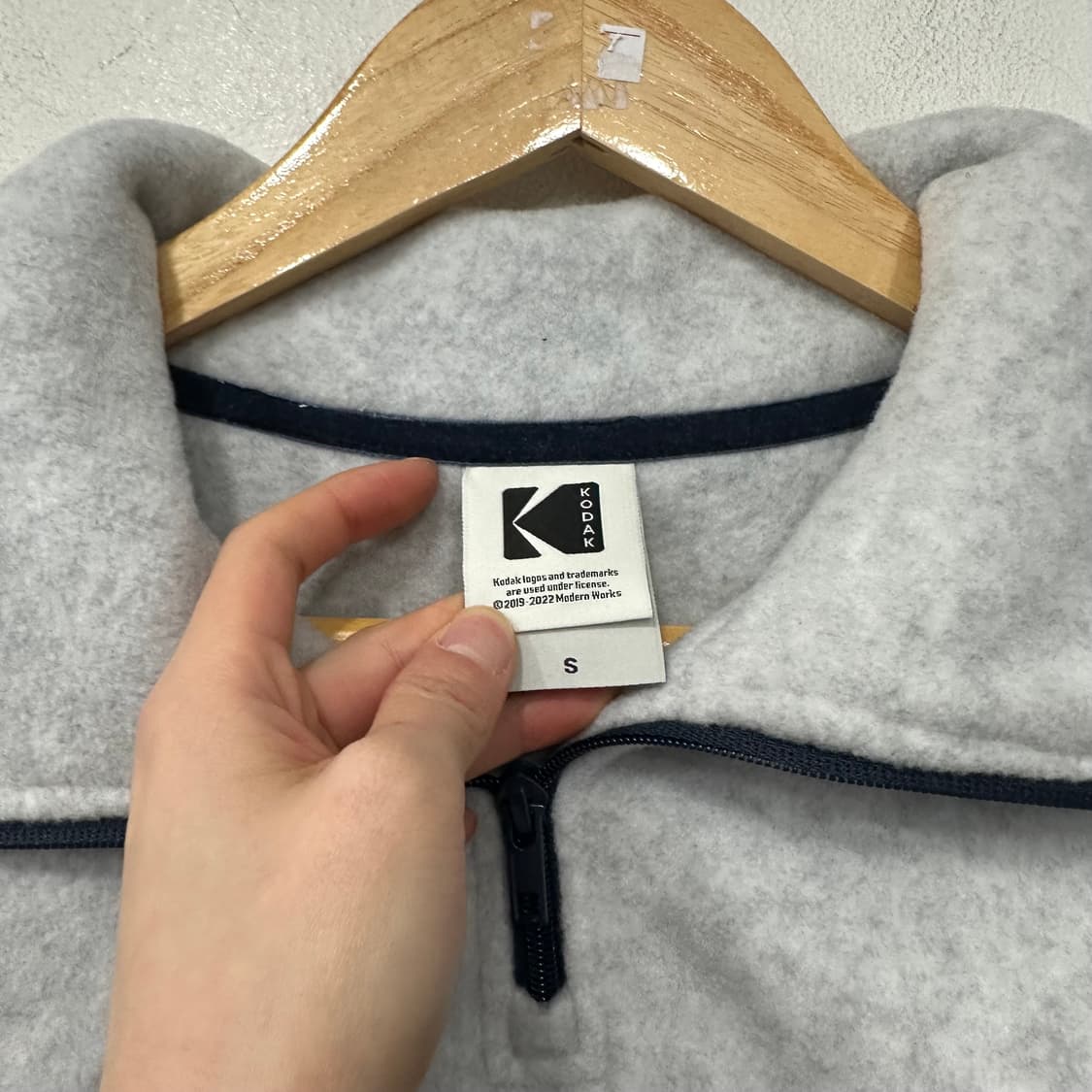 코닥 마이크로 플리스 반집업 상품이미지2