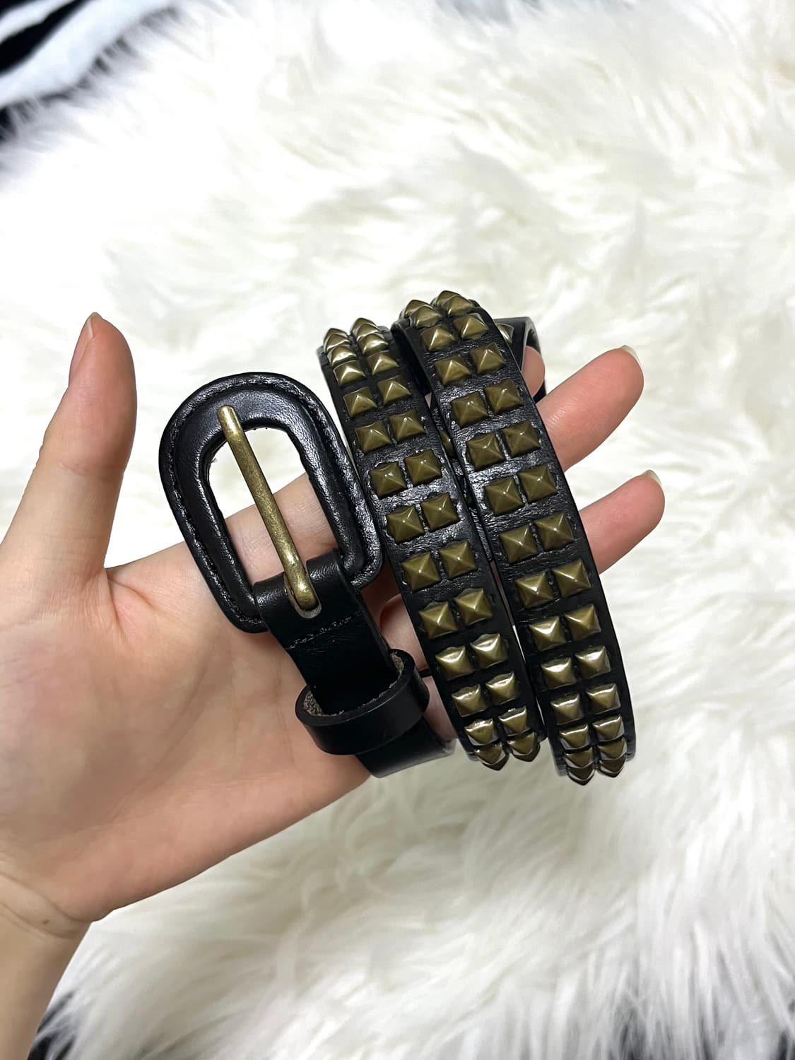 vintage studded belt 상품이미지3